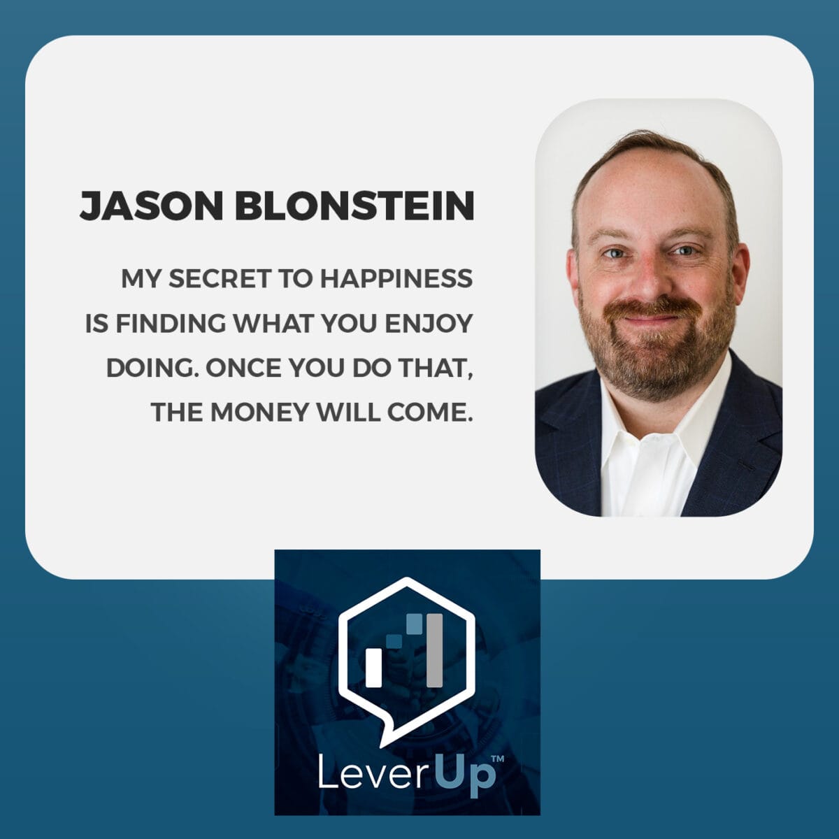 LeverUp™️: A podcast on Private Equity and Entrepreneurship | Jason Blonstein | Executive Hires